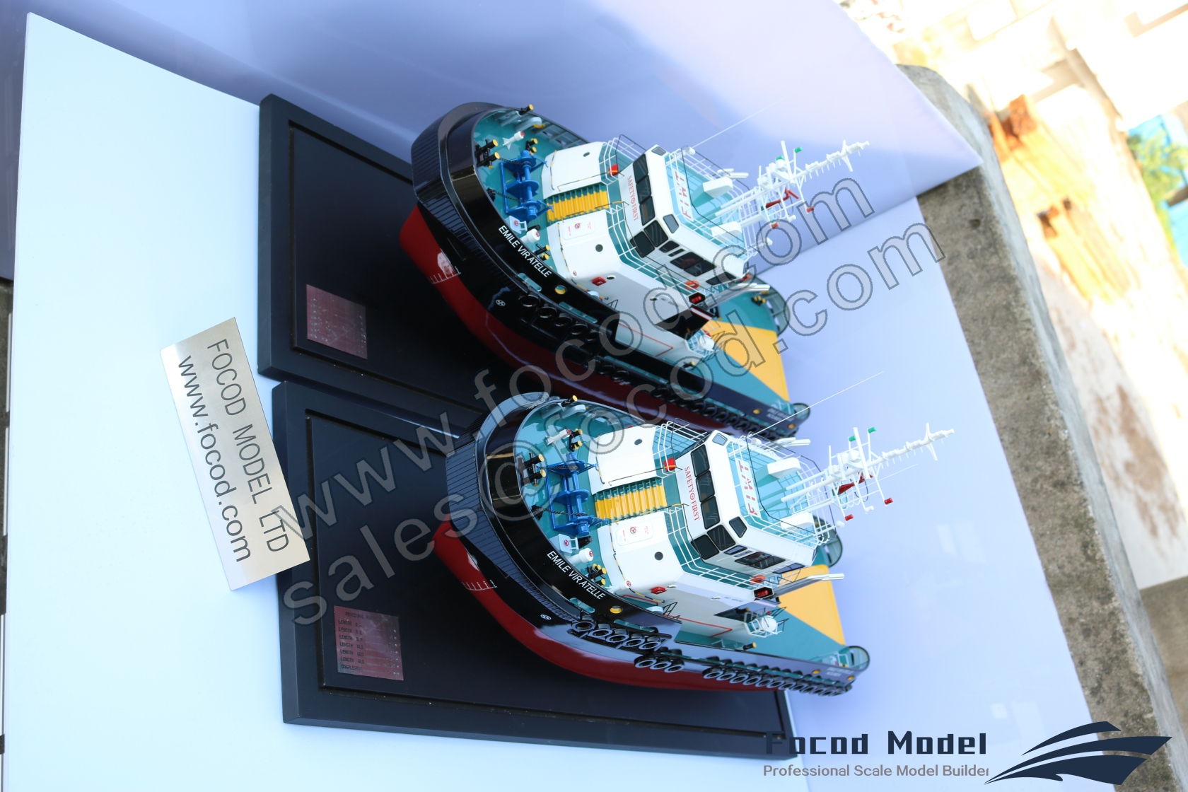 customized model of 32m tug Emile Viratelle